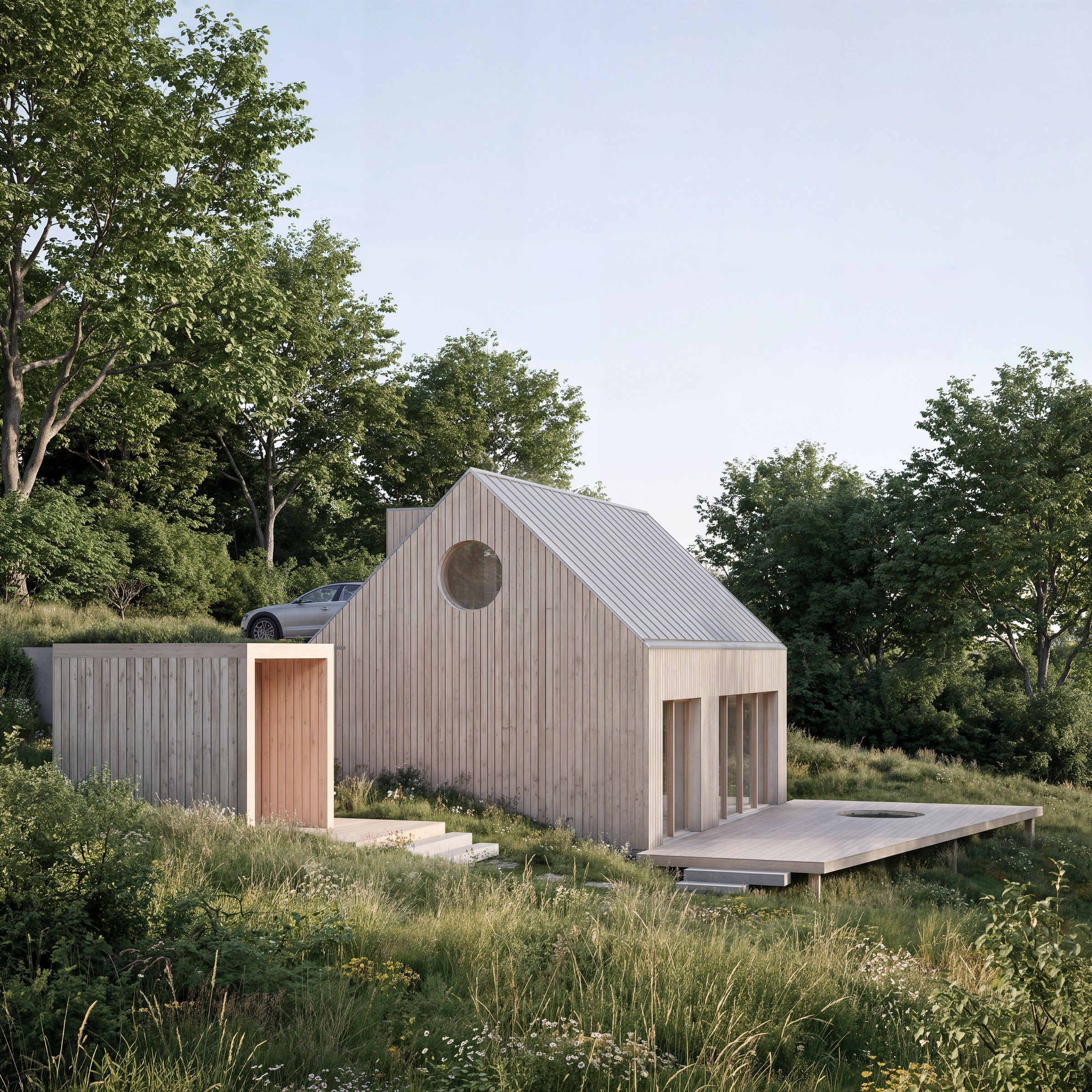 Woodland Retreat setting